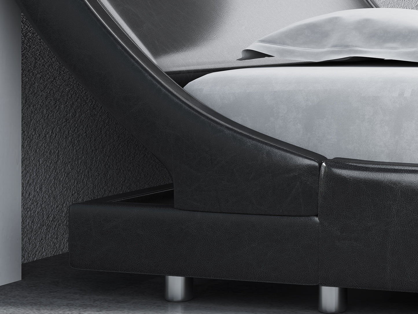 Upholstered Modern bed Racing style