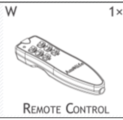 Remote control for adjust bed USAN103632