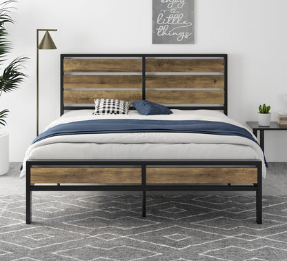 Bed Frames with Wood Headboard