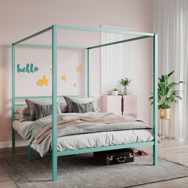 full size canopy bed frame