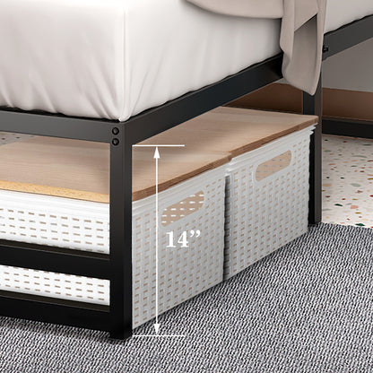 Metal Platform Bed Frame with 14" Under Bed Storage